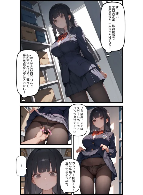 【エロ漫画】催●アプリでウザい妹と恐怖の生徒会長を支配する話（単話）/2025-12-01発売 試し読みサンプル 18ページ目