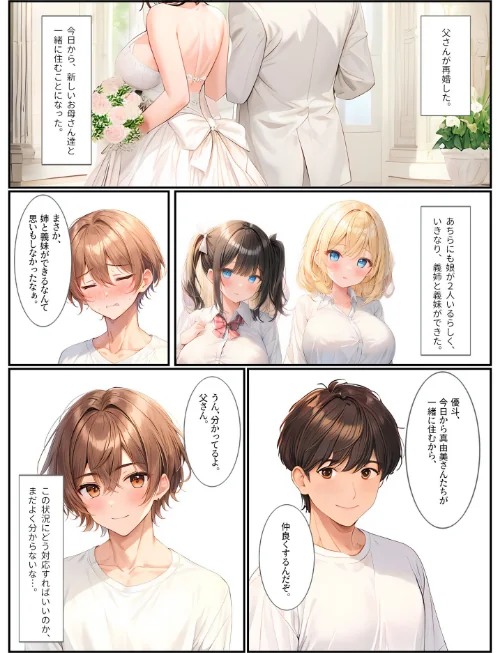 【エロ漫画】巨乳姉妹と家族になったら毎日セックスしています モザイク版/2026-01-10発売 試し読みサンプル 5ページ目