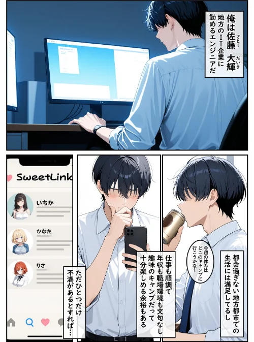 【エロ漫画】童貞の俺が海外旅行先で出会った褐色美女と国際結婚して子作りしまくる話 モザイク版/2026-03-14発売 試し読みサンプル 3ページ目