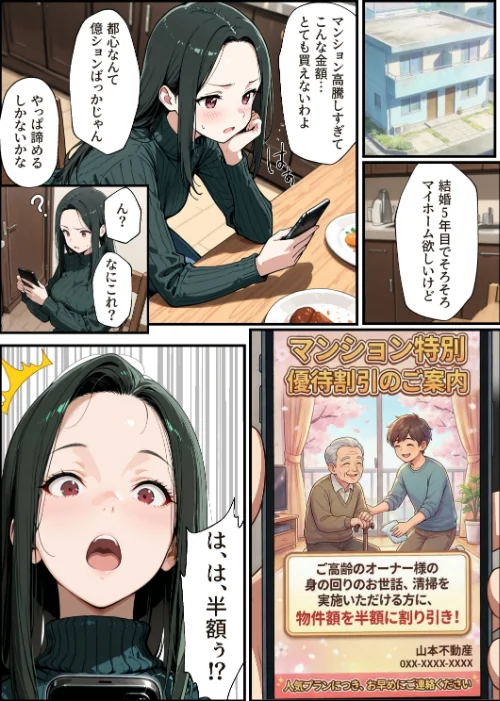 【エロ漫画】孕ませマンション ローン半額の条件に毎週オーナーの精液を注がれる若妻【棒消し修正版】/2026-05-18発売 試し読みサンプル 3ページ目