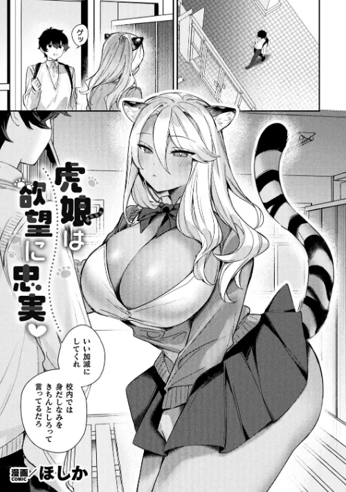 【エロ漫画】虎娘は欲望に忠実(単話)/2025-08-29発売 試し読みサンプル 2ページ目