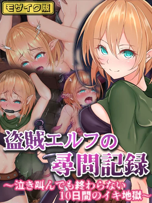 【エロ漫画】盗賊エルフの尋問記録〜泣き叫んでも終わらない10日間のイキ地獄〜 モザイク版/2024-11-16発売 試し読みサンプル 2ページ目