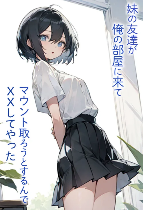 【エロ漫画】妹の友達が俺の部屋に来てマウント取ろうとするんでXXしてやった/2024-11-29発売 試し読みサンプル 2ページ目