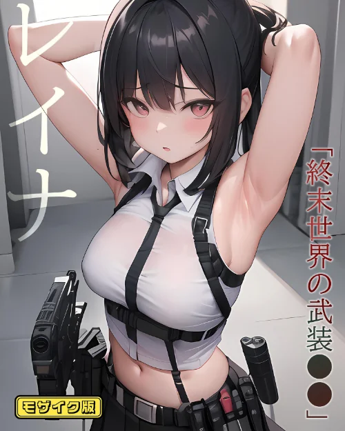 【エロ漫画】レイナ「終末世界の武装●●」 モザイク版/2025-12-27発売 試し読みサンプル 2ページ目