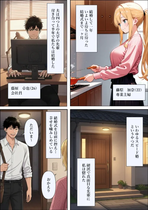 【エロ漫画】結婚式前夜に…【モザイク版】（単話）/2026-06-11発売 試し読みサンプル 2ページ目