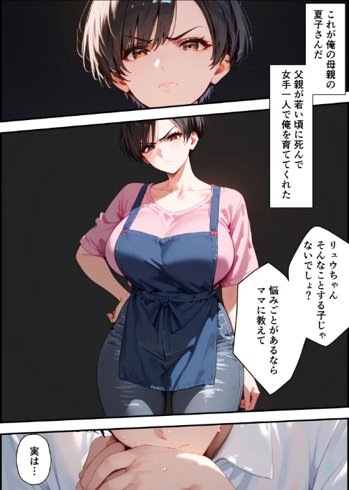 【エロ漫画】【全2作収録】女手ひとつでボクを育ててくれた自慢の母がボクを守るためにいじめっ子の女になる話 1＆2 モザイク版/2026-04-25発売 試し読みサンプル 7ページ目