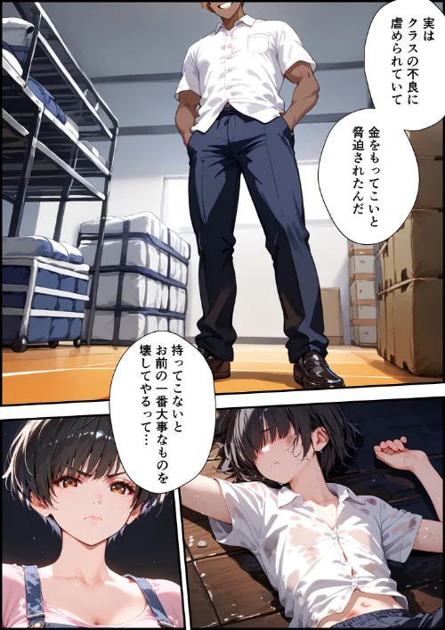 【エロ漫画】【全2作収録】女手ひとつでボクを育ててくれた自慢の母がボクを守るためにいじめっ子の女になる話 1＆2 モザイク版/2026-04-25発売 試し読みサンプル 8ページ目