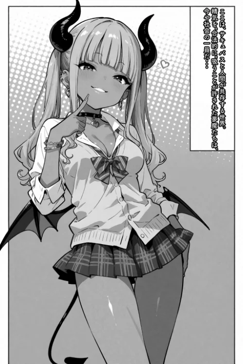 【エロ漫画】メス〇〇淫魔のくせにナマイキだ！【棒消し修正版】（単話）/2026-07-18発売 試し読みサンプル 2ページ目