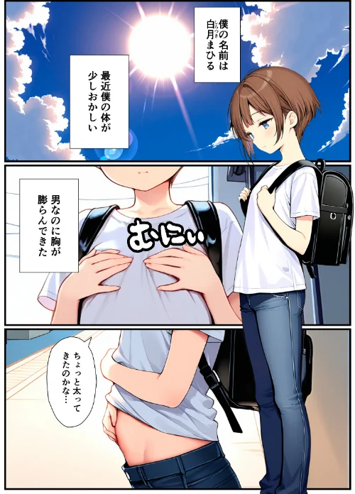 【エロ漫画】子宮誕生〜女の子になった体でセックスに溺れる学校生活〜【モザイク版】/2026-08-17発売 試し読みサンプル 2ページ目