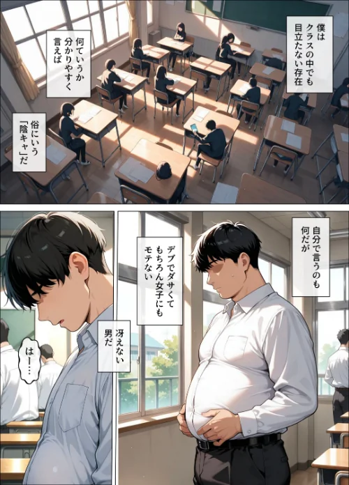 【エロ漫画】いじめてくるヤンキー女子が、屋上では僕のチ○ポでイキ狂う【モザイク版】/2026-08-24発売 試し読みサンプル 2ページ目