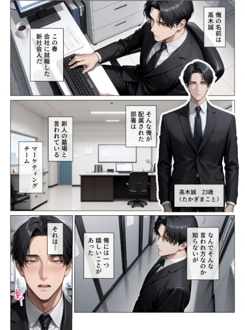 【エロ漫画】冷酷無比な女上司がらぶらぶエッチで中出し懇願【モザイク版】/2026-08-26発売 試し読みサンプル 2ページ目